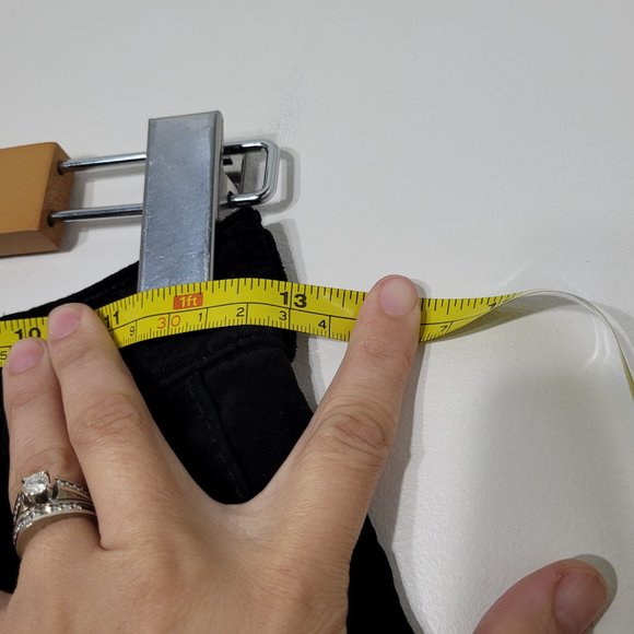 Mil-Idee Zara Vintage High Waisted Pleated Suede Shorts Black Pockets 90's - Picture 11 of 14